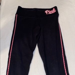 Pink Small Black Leggings